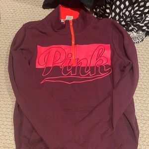 Pink track sweatshirt